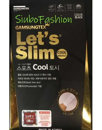 LSC0003 韓國正品 LET'S SLIM 防曬冰袖（手腕款）